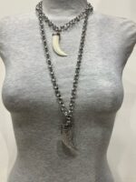 Collana Doppio Corno