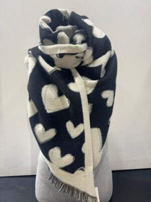 Sciarpone cuori