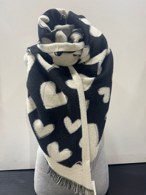 Sciarpone cuori