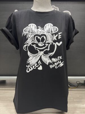 t-shirt topo cuore